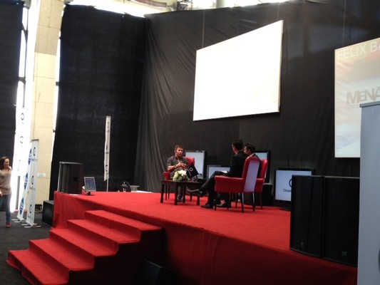 Felix Baumgartner at MENA Cristal Festival